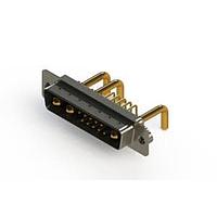 EDAC 629-13W3250-2TA Mixed Contact D-Sub Connectors Right-angle Power Combo D-Sub Connector