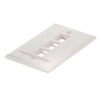 Molex 18400-0542 Wallplate STREAMLINE WALLPLATE 3PW/LABEL WHT