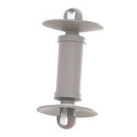 Essentra Components CDLCBST-4-01 Snap Lock CB Spt,Cupped,Natural,1/4 in Spc