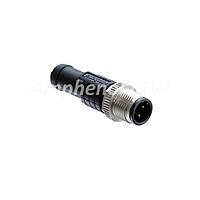 Amphenol LTW M12A-10BMMM-SL8A02 Sensor Cables / Actuator Cables M12 Circular Metric Connector, A Code, Metal, 1.5A, 10 pins, Male Connector, Male Contact, Straight, Screw Thread, Overmolded, Length 2000mm, IP68 / IP69K