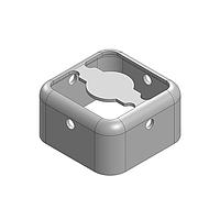 Masach Tech MS093-10F-NS EMI/RFI Shield Frame, Two-Piece 9.3 x 9.3 x 5mm Two-piece Drawn-Seamless RF Shield/EMI Shield FRAME (Nickel-Silver)