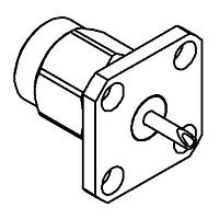 Radiall R125433001 Panel Receptacles SMA / SQUARE FLANGE PLUG RECEPTACLE WITH SOLDER POT CONTACT