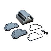 Bud Industries DMX-4780-B DIN Rail DIN Rail Extruded Aluminum Box 3.9 X 4.5 X 2.7"