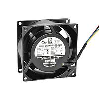Orion Fans OA80AP-11/22-1WB Axial Axial Fan, 80x80x38mm, 115/230VAC, 31CFM, 12W, 29dBA, 3250RPM, Ball, Wire, IP55
