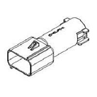 Aptiv 13520909 1-Way 1P M BLK CONN POWER PK. 2000