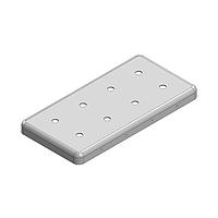 Masach Tech MS473-10CP-NS EMI/RFI Shield Cover Perforated, Two-Piece 47.9 x 23.9 x 3.5mm Two-piece Drawn-Seamless RF Shield/EMI Shield COVER Perforated (Nickel-Silver)
