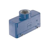 HARTING 19360241422 Headers & Wire Housings 24B EX Hood Top Entry, Double Lever, Low Construction, M32  (IECEx Intrinsically Safe - IEC EN 60079)