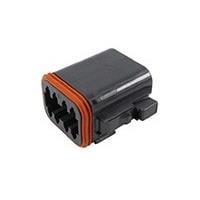 DEUTSCH - TE Connectivity DT06-08SB-C015 8-Way 8P PLUG, C015 MOD B Key, Black