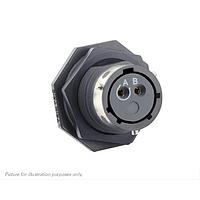 Eaton Souriau-Sunbank UTGX712E2S Receptacles Jam nut receptacle, without backshell, with 2 female solder contacts, IP68/69K in unmated conditions