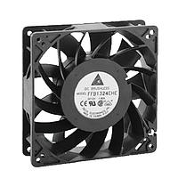 Delta Electronics, Inc. FFB1312VHE-R00 Axial DC Axial Fan, 127x38mm, 12VDC, Locking Speed Sensor