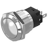 EAO 82-5571.2000 Anti-Vandal 82-5571.2000.pushbutton.maintained.19 mm.aluminium natural.flush/convex.no LED.no colour.no LED.soldering terminal
