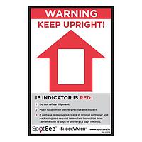 SpotSee 26102 TiltWatch XTR TiltWatch  XTR Companion Labels (200 labels/roll) Size: 5.75" x 8.75"