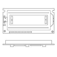 Hantronix HDM16216L-B-Y11S COG LCD Character Display Modules White Transflective White LED Backlight