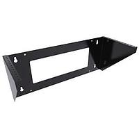Hammond Manufacturing VPB194UBK Vertical Mount Heavy-Duty Vertical Wall Bracket, 4U