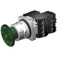 SIEMENS 52PP2HSB Push-Pull PP2,MTD,XFMR 240V,FULL ILL GRN,2NO-2NC