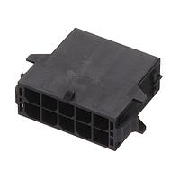 Molex 105411-1110 Plug Housing Mega-fit PanelMount Plg Hsg DR 10cktBlk