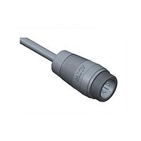 Amphenol LTW 1CD-09BMMM-SL6A04 Sensor Cables / Actuator Cables Ceres, Middle Size, Plastic, 5A, 09 pins, Male Connector, Male Contact, Straight, Screw Thread, Overmolded, Length 4000mm, IP66