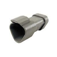 DEUTSCH - TE Connectivity DT04-3P-CE01 3-Way 3P DT RECP ASM, E SEAL, END CAP