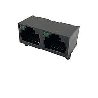 Adam Tech MTJG-2-88ARX1C-LE Modular GANGED MODULAR JACK 1*2PORT 8P8C