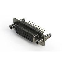EDAC 628-M15-221-BN6 D-Sub Connectors - Standard Density Vertical Machined D-Sub Connector
