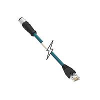 Molex 1300480291 Ethernet Cables / Networking Cables M12-4P(D)-MM-ST/ RJ45-M-15M