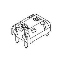 P&B 2008106-1 Poke Home Connector 2 Pos T/H Poke-In