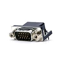 Amphenol Commercial Products L717HDE15PD1CH4F High Density D-Sub Connectors 15P Sz E Hi Density Pin Screwlock 4-40