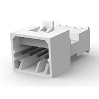 AMP Connectors - TE Connectivity 3-647001-4 Plug Housing 04P MTA100 PSTD CONN ASSY SN