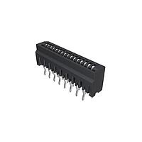 Amphenol FCI HLW16S-2C7LF Board Mount 1.00mm Flex Connectors, HLW-S series, 16 Position, Top Entry Non-ZIF Connector, 1mm (0.039inch) Pitch, Kinked Terminal