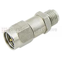 Fairviewmicrowave SA26B-00 0 dB Fixed Attenuator SMA Male To SMA Female Up To 26 GHz Rated To 2 Watts With Passivated Stainless Steel Body