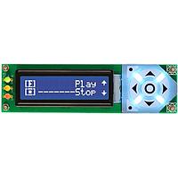 Matrix Orbital LK162B-7T-WB LCD Character Display Modules 16x2 7key White Text Blue Background