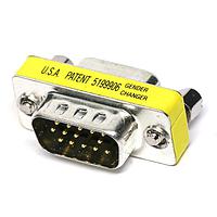 NorComp GCHDLP15M15F D-Sub Adapters & Gender Changers Mini Gender Changer 15P HD Male-Female
