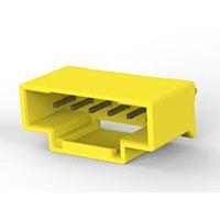 AMP Connectors - TE Connectivity 6-1971798-4 Shrouded GI CONN 2.5 HDR 6P YELLOW