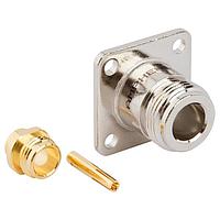 Amphenol RF 082-6163 Connectors N PANEL JACK FOR .250 SEMI