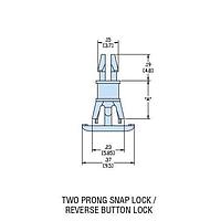 Heyco 10398 PCB Support HLCBSC8-05 NATURAL NYL PCB Support