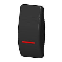 Carling Technologies VVCMB00-000 Actuator V-Series Rocker Only Black Contura III Rocker, with Red Lens