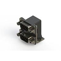 EDAC 661-009-364-056 Dual Port D-Sub Connectors Right-angle Dual Port D-Sub Connector