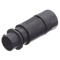 Amphenol SINE Systems RTS1BS12N10S03 Connectors Inline Receptacle 10 POS SZ 12 Socket