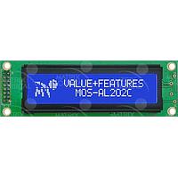 Matrix Orbital MOS-AL202C-BW3SE LCD Character Display Modules Blue Background White Text