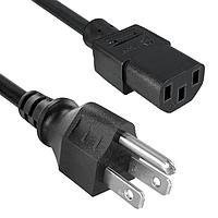 Qualtek Electronics 312040-01 AC Power Cord SJT PWR CORD 16AWG 125V 13A BLACK