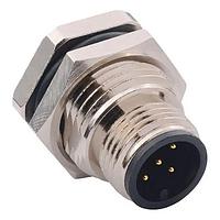 NorComp 860-005-113R004 Straight M12 5 Pos M Pan mnt thru hole