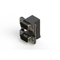 EDAC 661-009-664-00A Dual Port D-Sub Connectors Right-angle Dual Port D-Sub Connector