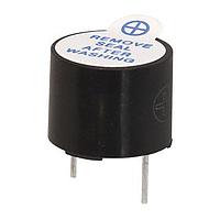 Same Sky (formerly CUI Devices) CMI-1295-1285T Electromagnetic buzzer, 12 mm x 9.5 mm deep, M, 12 V, 85 dB, Through Hole, Audio Indicator