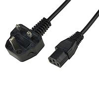SCS 770001 AC Power Cords Power Cord, IEC C-13, UK Plug
