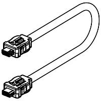 Amphenol Commercial Products ND9BCB2A0B Cat 6a ix Industrial IP20 ix to ix,Type B,1M