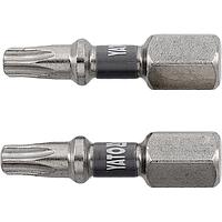 YATO YT-78013 Screwdriver Bits (T20x25mm, 1/4")