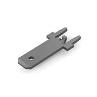 AMP Connectors - TE Connectivity 1217124-1 (Cut Strip) PC Tab TAB.187 TIN STRAIGHT Cut Strip of 100