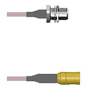Amphenol Custom Cable Q-1T03W0005144i RF Cable Assemblies N-SJB/SMB-SP G316 144I