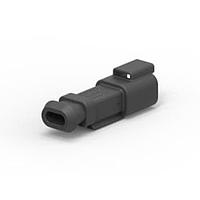 DEUTSCH - TE Connectivity DT04-2P-EE01 Connectors REC,2P, BLK, N, XCAP