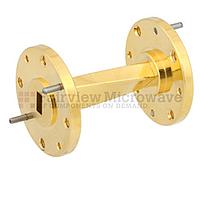 Fairview SMW22TW1003 WR-22 45 Degree Waveguide Right-hand Twist Using a UG-383/U Flange And a 33 GHz to 50 GHz Frequency Range